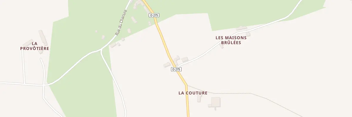 Plan du 35 Le Carrefour à Chemilli
