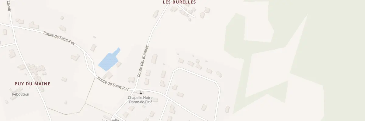 Plan du 5 All de la Charbonnière à Douchapt