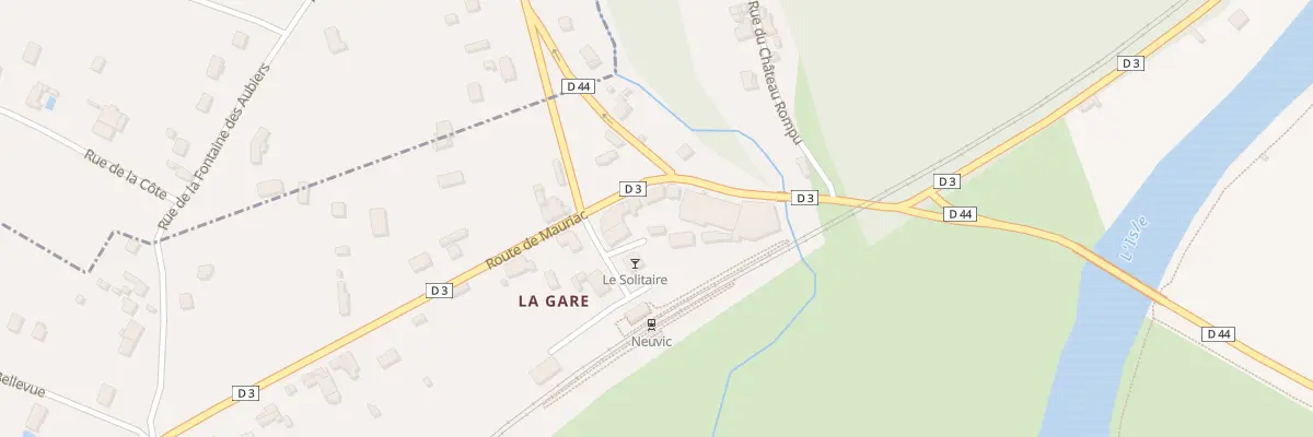Plan du 6 Rte de Mauriac à Neuvic