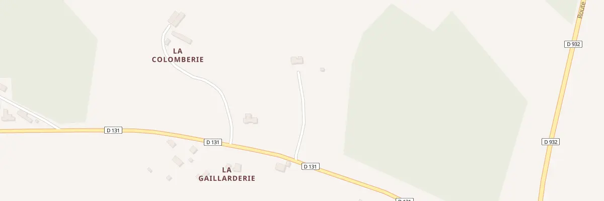 Plan du 76 La Colomberie à Mahéru