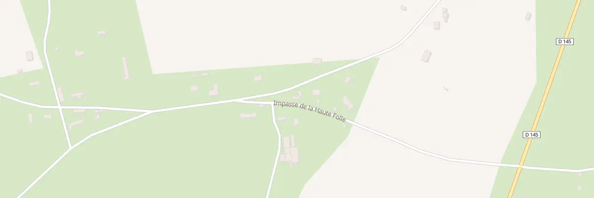 Plan du 83 La Haute Folie à Thiberville