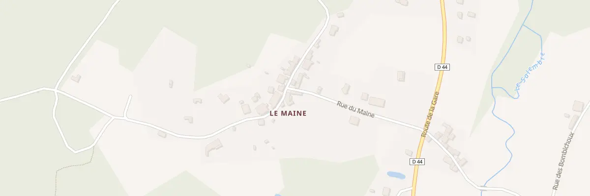 Plan du 23 Rue du Maine à Saint-Germain-du-Salembre