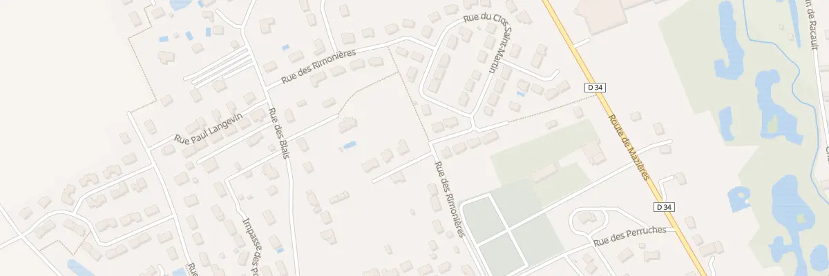 Plan du 2 Imp Alice Milliat à Cinq-Mars-la-Pile