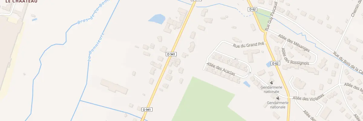 Plan du 5 Rue d’Angouleme à Chasseneuil-sur-Bonnieure