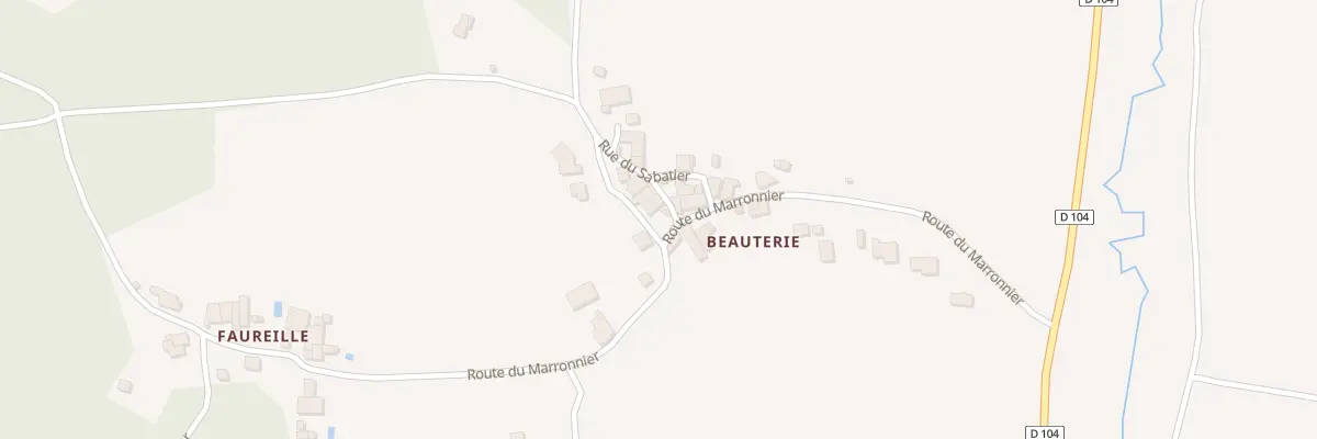 Plan du 37 Beauterie à Chantérac