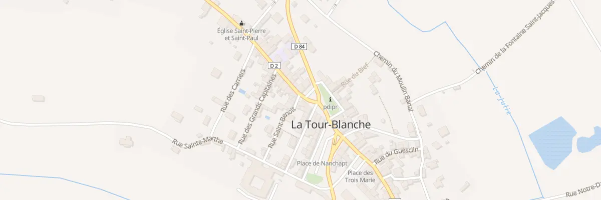 Plan du 5 Pl du Marché Dieu à La Tour-Blanche-Cercles