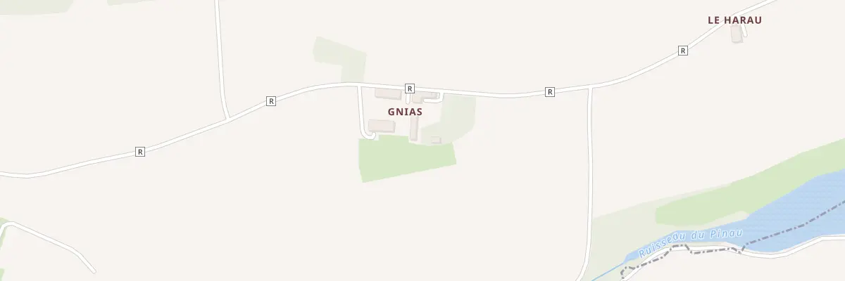 Plan du 88 Gnias à Fieux