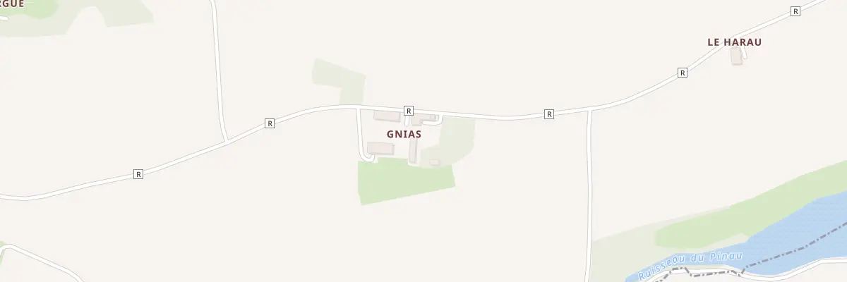 Plan du 89 Gnias à Fieux