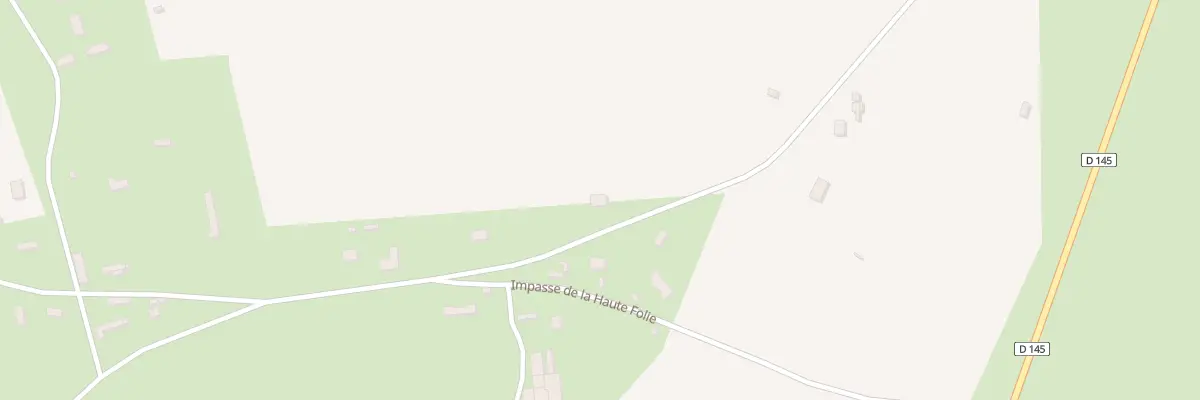 Plan du 354 La Haute Folie à Thiberville