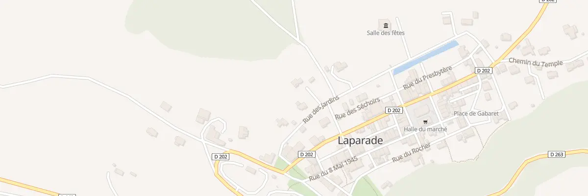 Plan du 7 Rue des Jardins à Laparade