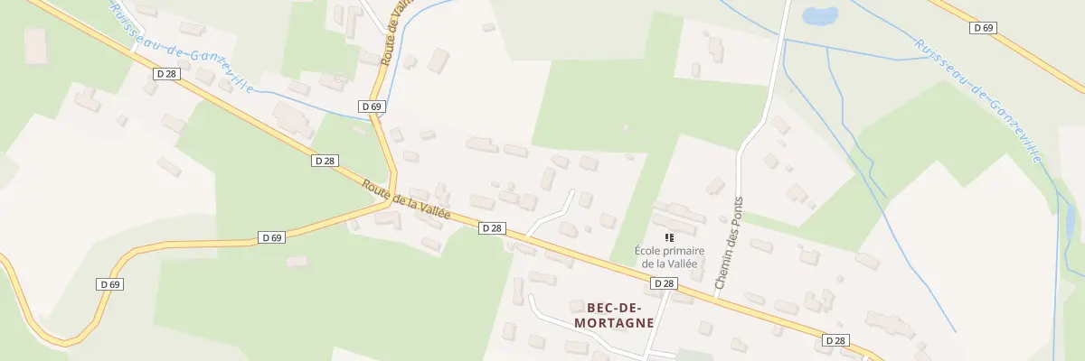 Plan du 3 Rue Honoré Legay à Bec-de-Mortagne