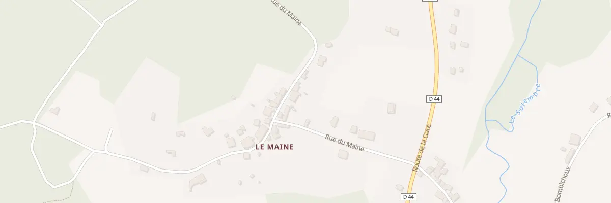 Plan du 26 Rue du Maine à Saint-Germain-du-Salembre