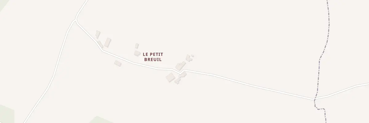 Plan du 1675 Che du Petit Breuilh à Marthon