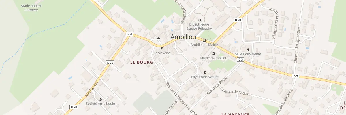 Plan du 4 Pl du 8 Mai 1945 à Ambillou