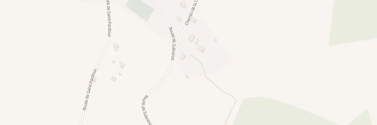 Plan du 122A Subrenat à Douchapt