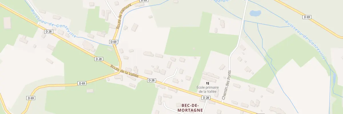 Plan du 5 Rue Honoré Legay à Bec-de-Mortagne