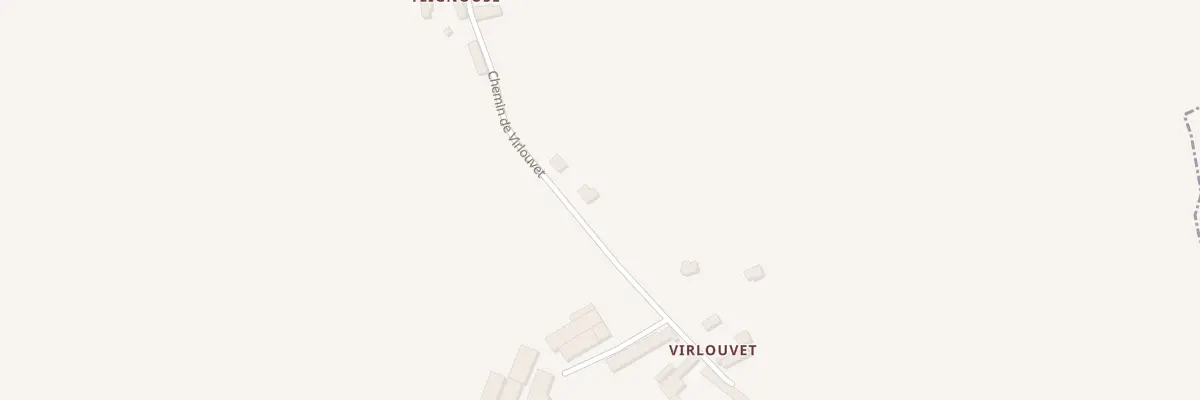 Plan du 5 Che de Virlouvet à La Mesnière