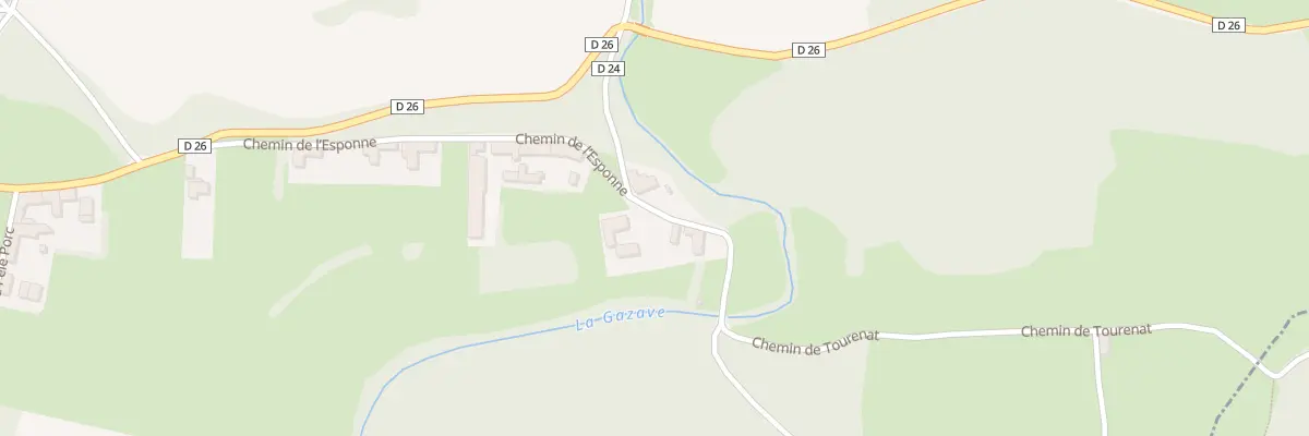 Plan du 373 Che de l’Esponne à Bizous