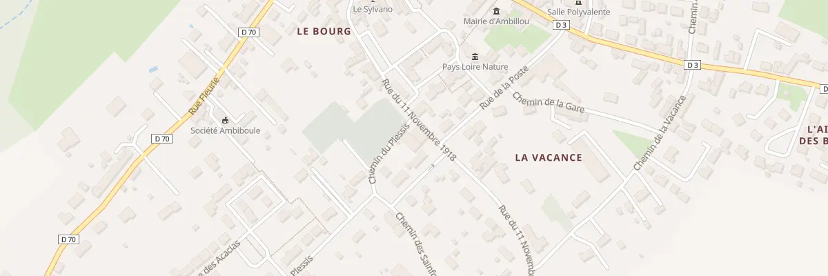 Plan du 173 Le Bourg à Ambillou