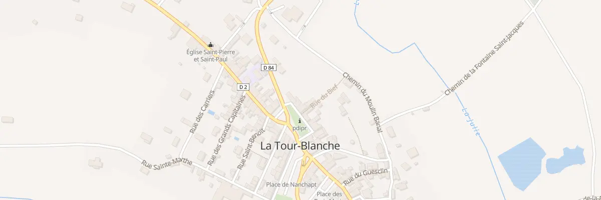 Plan du 8 Pl du Marché Dieu à La Tour-Blanche-Cercles