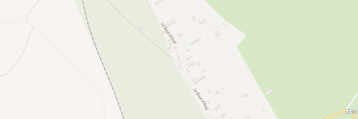 Plan du 30 Le Bout d’Aval à Marais-Vernier