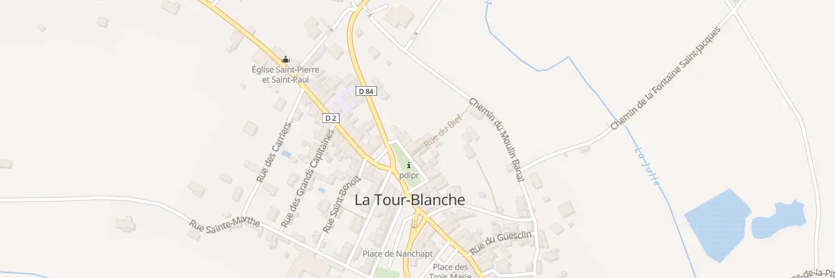 Plan du 9 Pl du Marché Dieu à La Tour-Blanche-Cercles