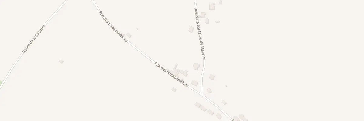 Plan du 3 Rue de la Fontaine des Mannes à Crouzilles