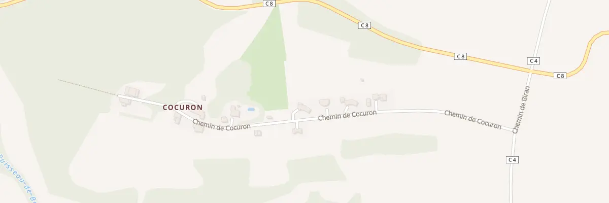 Plan du 5216 Cocuron à Barran