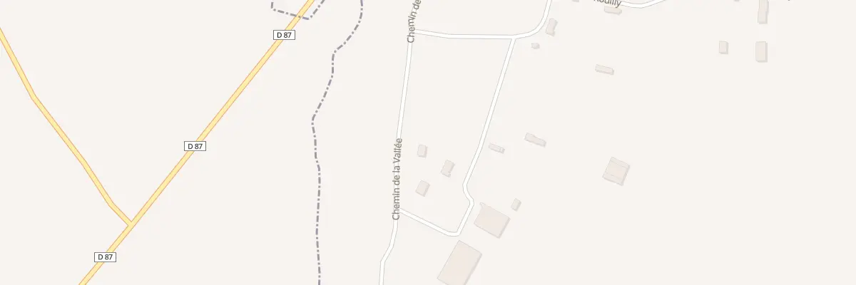 Plan du 335 Che de la Vallée à Saint-Symphorien