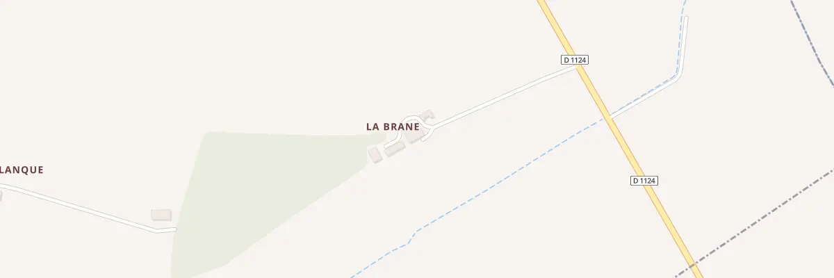 Plan du 5198 La Brane à Biran