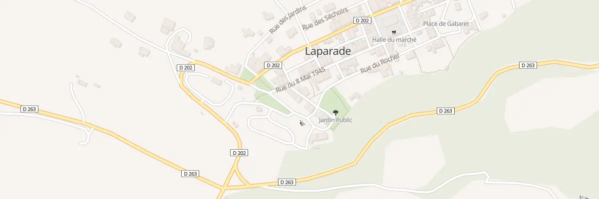 Plan du 4 Pl du Couderc à Laparade