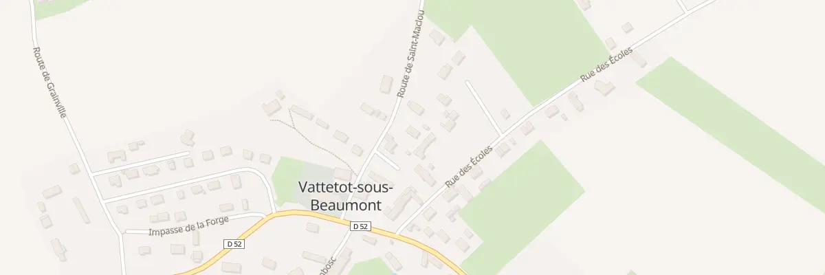 Plan du 124 Rte de Saint Maclou à Vattetot-sous-Beaumont