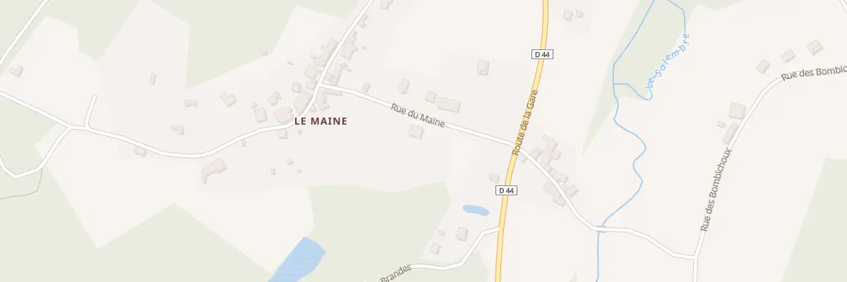 Plan du 9 Rue du Maine à Saint-Germain-du-Salembre