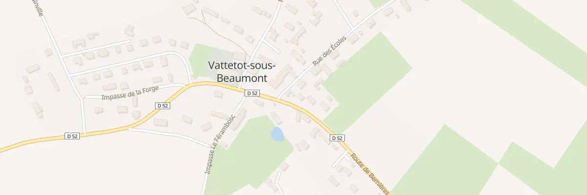 Plan du 1 Rte de Bernières à Vattetot-sous-Beaumont