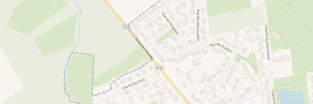 Plan du 2 Rue des Erables à Nieuil-l’Espoir