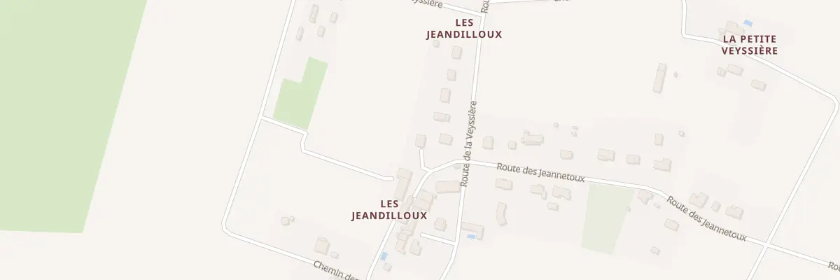 Plan du 1107 Les Jeandilloux Ouest à Neuvic