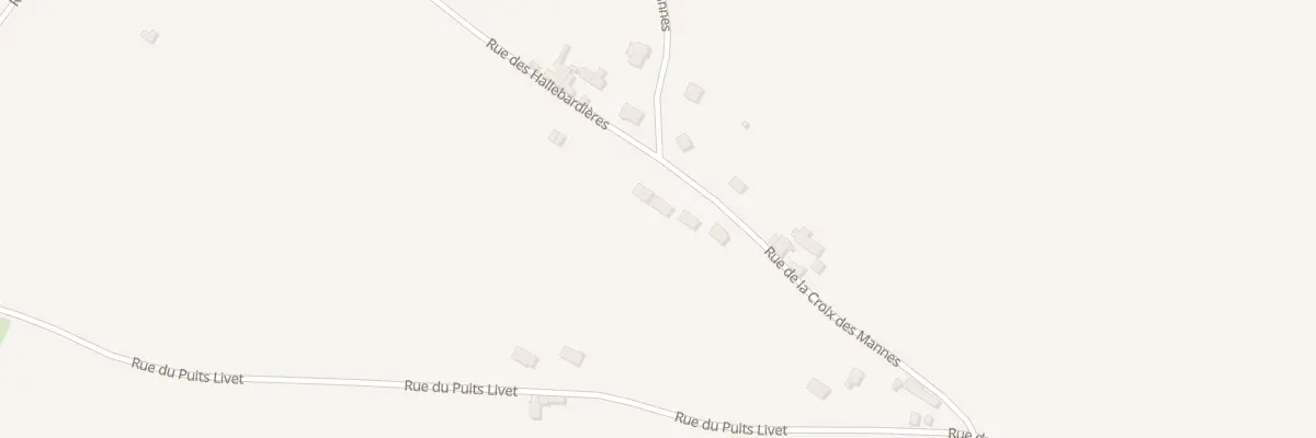 Plan du 11 Rue de la Croix des Mannes à Crouzilles