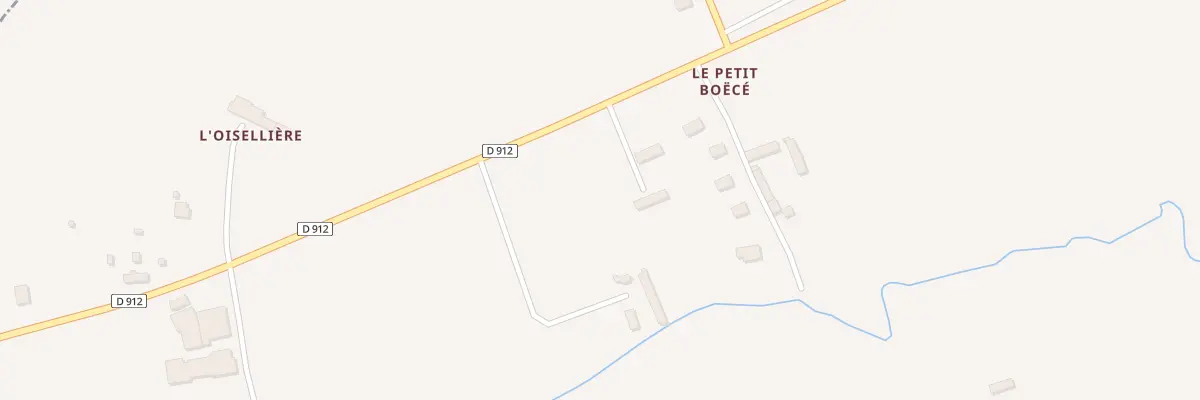 Plan du 19 Le Petit Boece à Boëcé