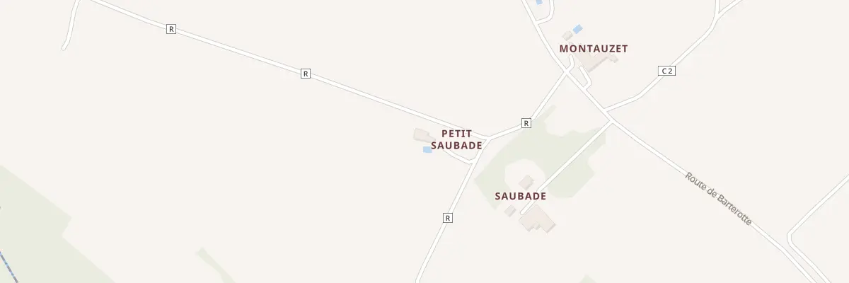 Plan du 31B Petit Saubade à Saumont