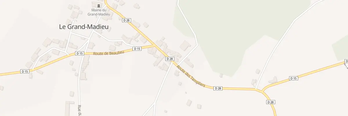 Plan du 6 Rte des Templiers au Grand-Madieu