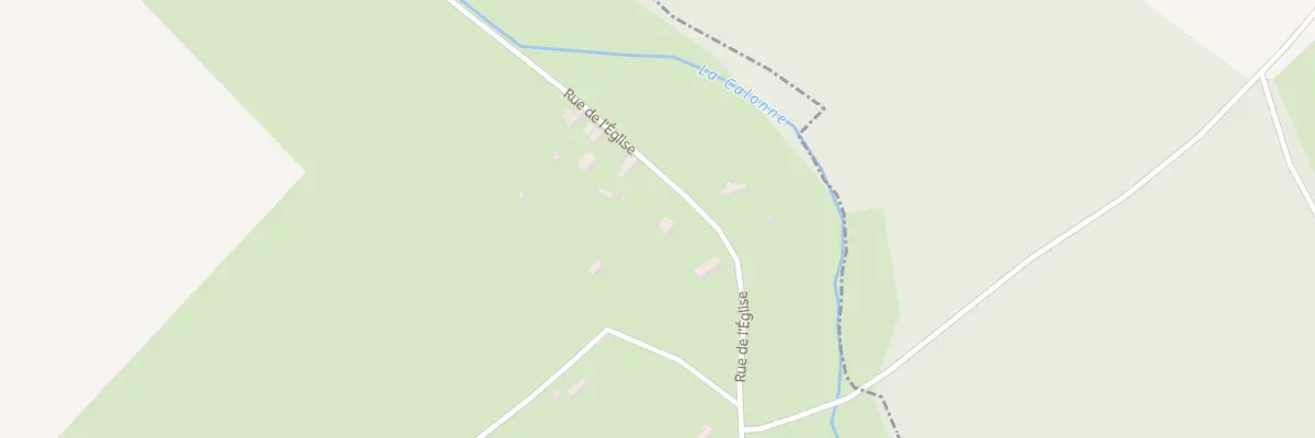 Plan du 629 Rue de l’Eglise à Fontaine-la-Louvet