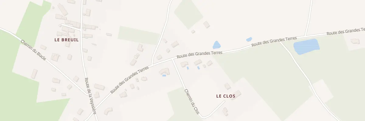 Plan du 54 Rte des Grandes Terres à Neuvic