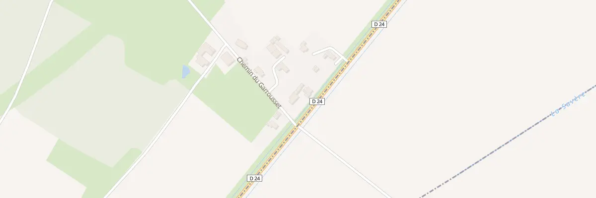 Plan du 1 Rte de Boulogne à Uglas