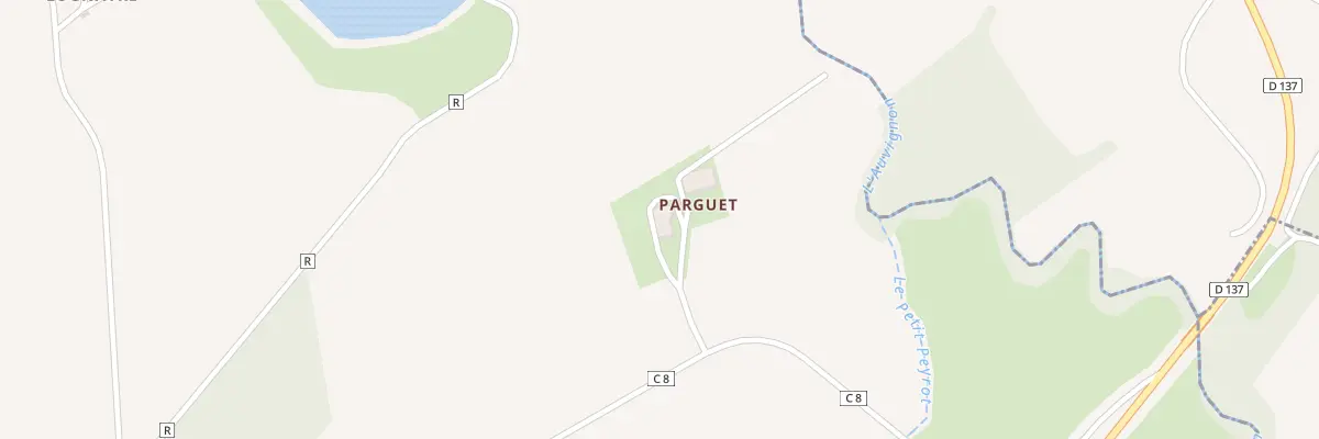 Plan du 77 Parguet à Fieux