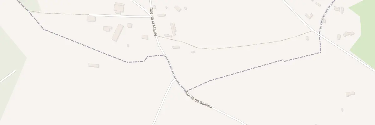Plan du 23 Rue de la Mairie à Bailleul-la-Vallée