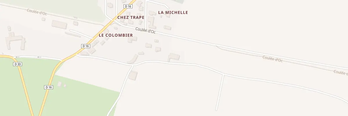 Plan du 287 Che des Banchereaux à Marthon