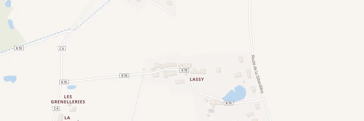 Plan du 266 Rte de Lassy à Ambillou