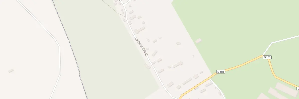 Plan du 14 Le Bout d’Aval à Marais-Vernier
