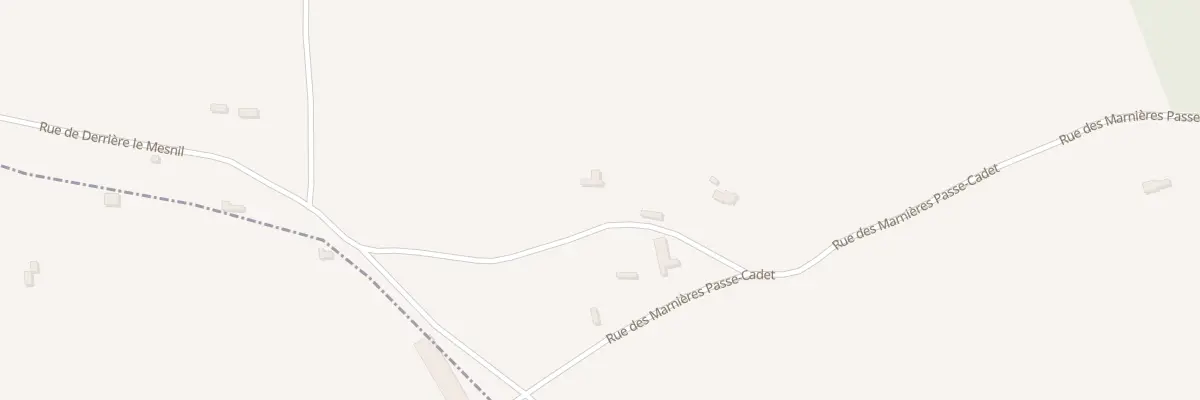 Plan du 1436 Rte des Marnières Passe-Cadet à Épaignes