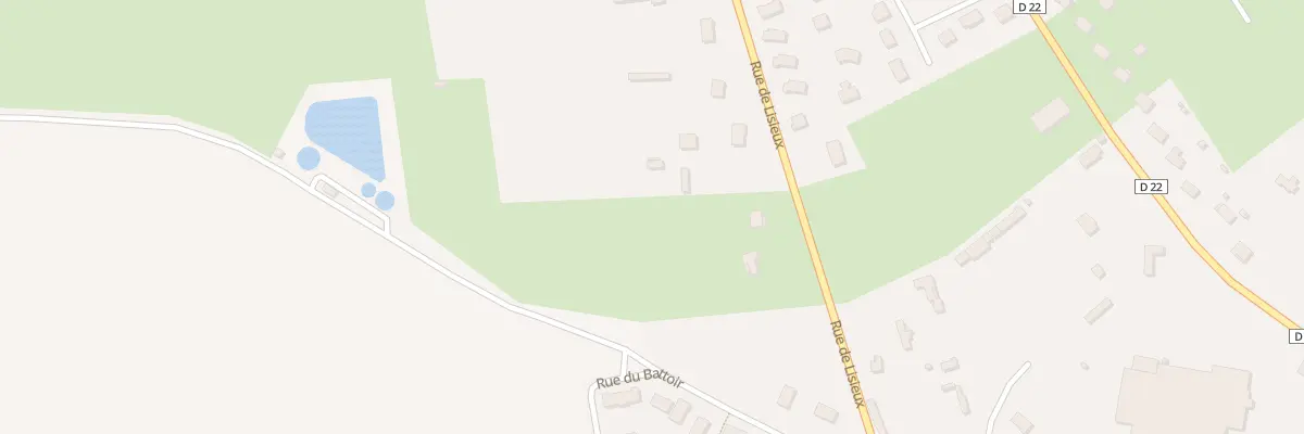 Plan du 41 Rue de Lisieux à Thiberville